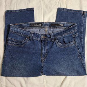 Jordache skinny crop jeans in a size 12